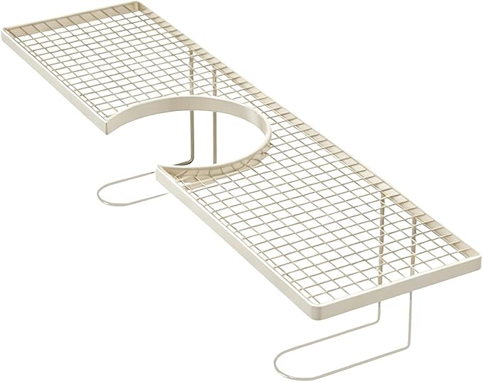 Faucet Shelf, Space Saving, 50x11x11cm, Iron Sink Storage Rack, Drain Shelf Kitchen, Easy Install, For Hotel Restaurant Bathroom Washbasin Counter Use