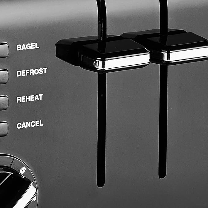 Cuisinart 4-Slice Compact Plastic Toaster, Black, CPT-142BKP1