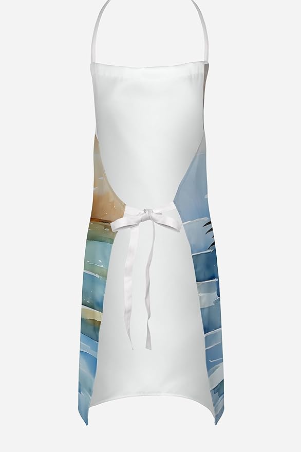 Caroline's Treasures Pelican Apron Cooking Kitchen Server Baking Crafts Gardening for Adult Women Men, Unisex, Large, Multicolor