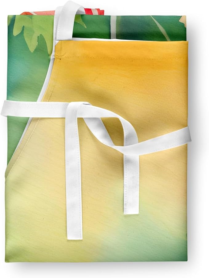Caroline's Treasures Chrysanthemums in Watercolor Apron Cooking Kitchen Server Baking Crafts Gardening for Adult Women Men, Unisex, Large, Multicolor