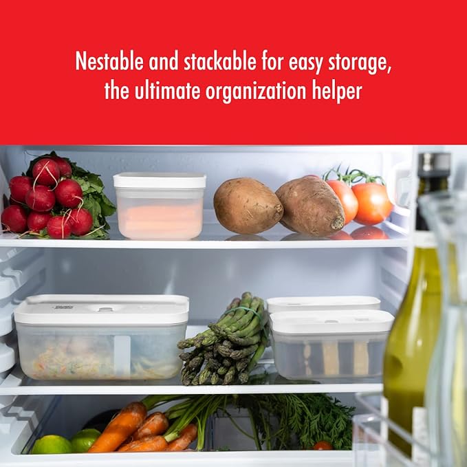 ZWILLING Fresh & Save Plastic Lunch Box, Airtight Food Storage Container, Meal Prep Container, BPA-Free, Grey, Semitransparent - Small