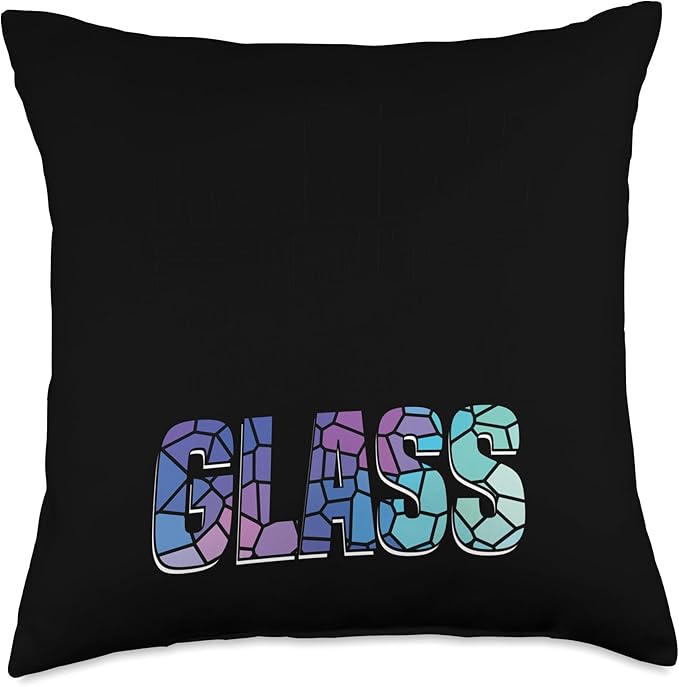 Stained Glass Foiler Glass Sheets Stained Glass Artist Throw Pillow