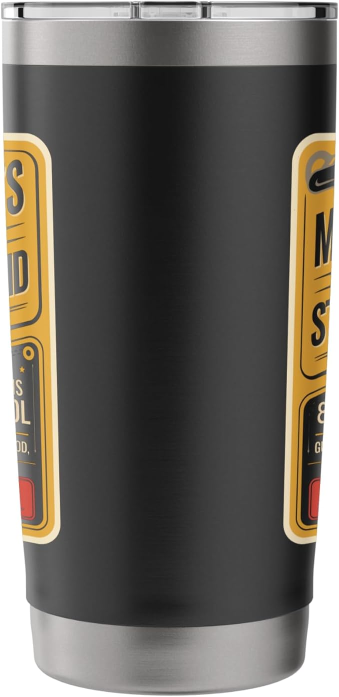 Car Mechanics Starter Fluid Label Fukitol, Funny Mechanic Stainless Steel Insulated Tumbler