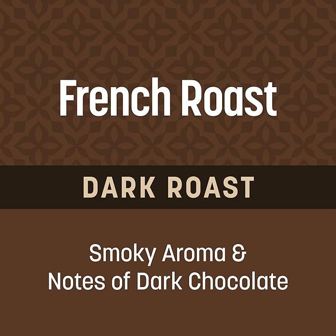 Don Francisco's French Roast Coffee Pods, 24 Count, Dark Roast, Compatible with Keurig Brewers