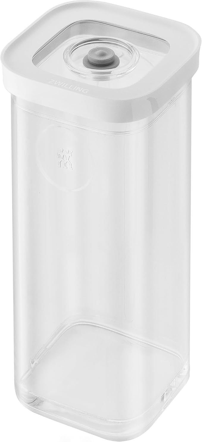 ZWILLING Fresh & Save Cube Boxes, Plastic, Airtight Dry Food Storage Container, Small Tall Cube, 3S Container, 1.4-qt