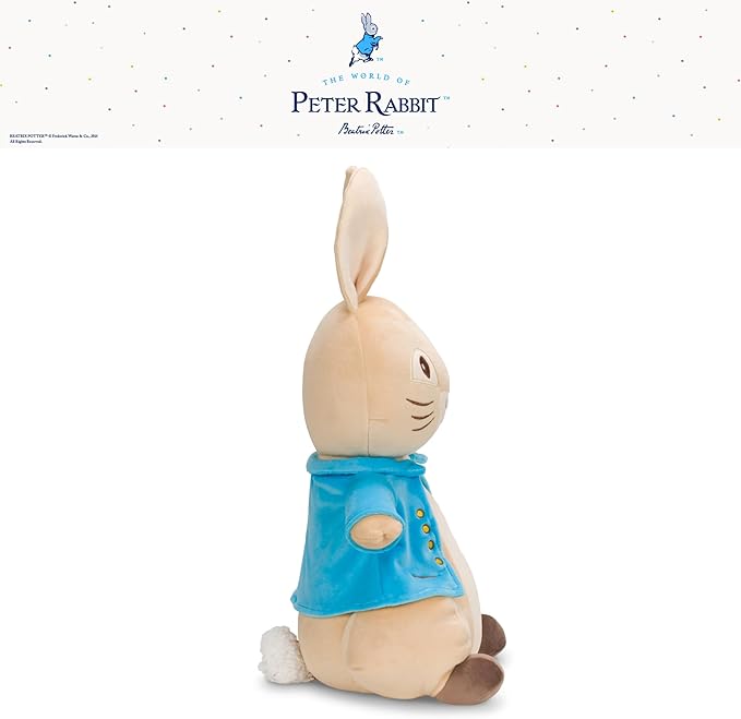 Peter Rabbit Bedding Weighted Cuddle Pillow – 3lb Soft Plush & Cozy Pillow for Comfort (Officially Licensed Product) by Franco Calm