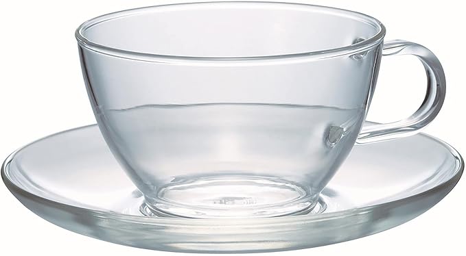 Hario Tea Cup and Saucer Set, 230ml