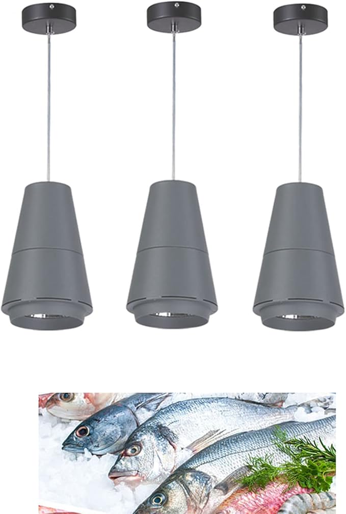 Fresh Food Pendant Light for Supermarket, Lamp for Fruit Vegetable Bread Seafood and Meat, Food Chandelier(Seafood Lamp)