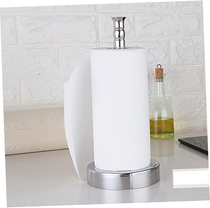 Paper Holder Countertop Paper Towel Dispenser Over Door Tissue Holder Kitchen Stainless Steel Commercial