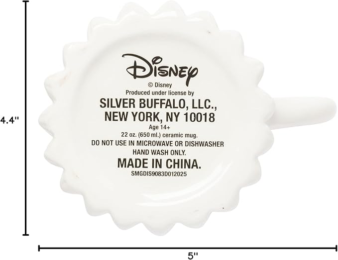 Silver Buffalo Disney The Aristocats Marie Cake Ceramic 3D Sculpted Mug, 22 Ounces
