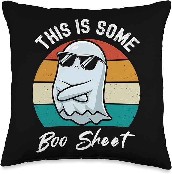 This Is Some Boo Sheet Halloween Ghost Funny Men Women Throw Pillow
