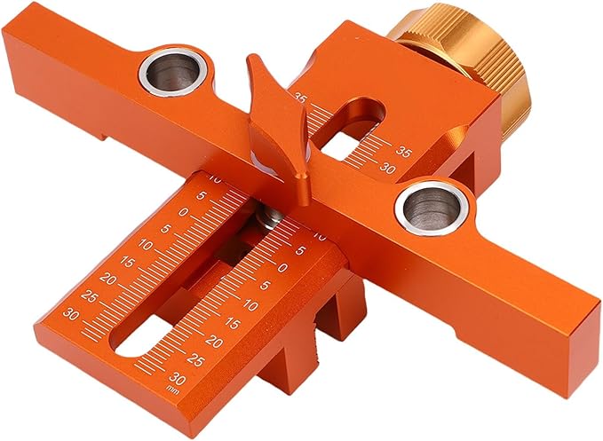 ViaGasaFamido Cabinet Door Mounting Fixture, Adjustable Aluminum Alloy Positioner for Installation of Cabinets, Kitchens and Bathrooms
