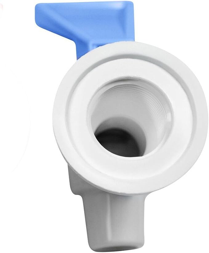 Tomlinson 1008780 Complete Faucet, White Body with Blue Handle