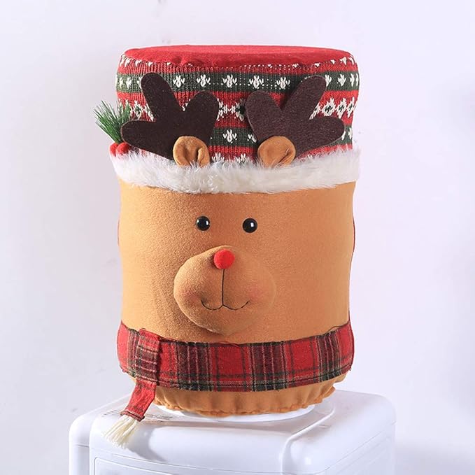 Acouto on Dispensers,Reusable Cover with Festive Design Reusable Dispenser Cover,Christmas Kitchen Decor,Festive,Holiday Dispenser Decoration,Cloth Co (180)