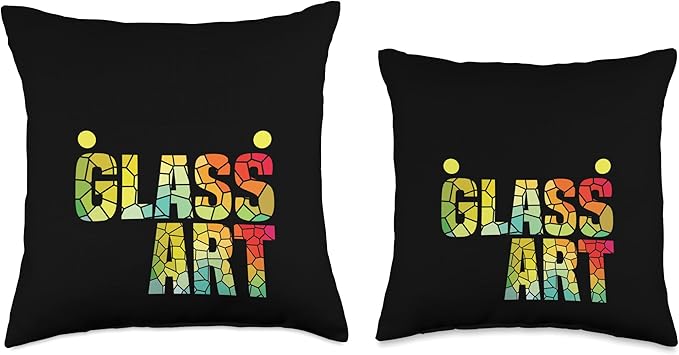 Stained Glass Grinder Glass Sheets Stained Glass Artist Throw Pillow