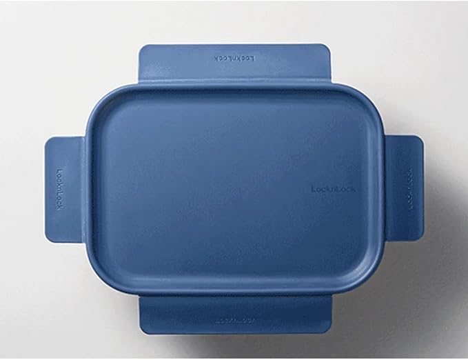 LocknLock LBF405RS7N Modular Plus Food Storage Container,14 set (7 containers & 7 Lids)- Navy
