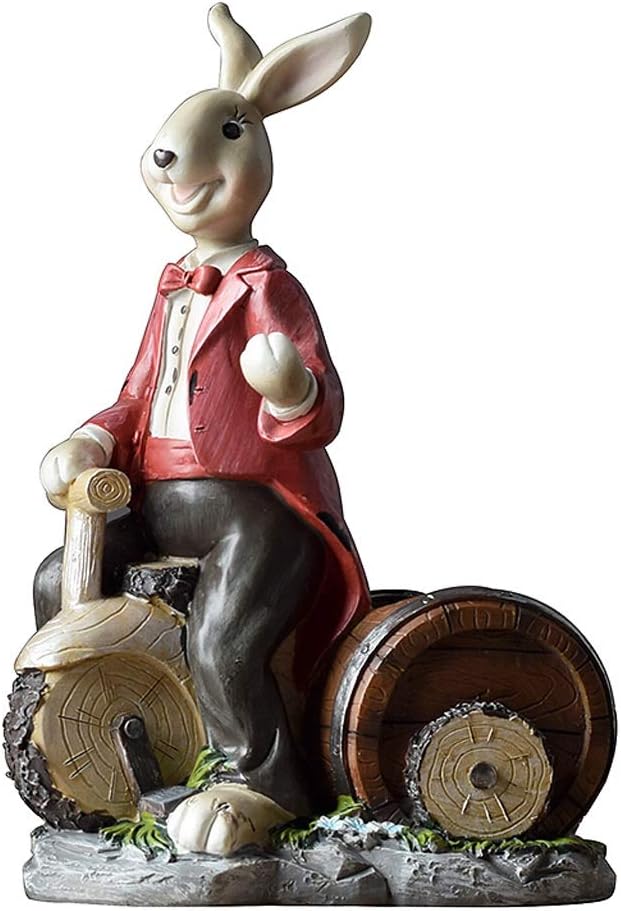 Wine Rack Rabbit Wine Bottle Sculptures and Figurines Decor Animal Wine Racks Used for Gifts for Home Decor Kitchen Decor（Two Styles） Wine Bottle Holder (Color : 1) (1)