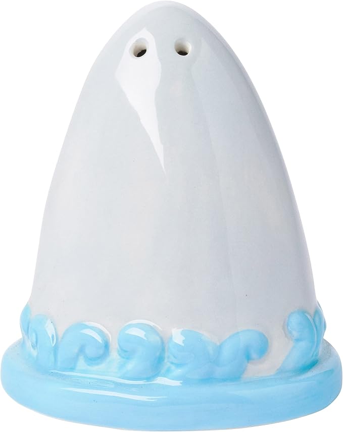 Silver Buffalo Jaws Shark Breach and Orca 2pc Ceramic Salt and Pepper Shaker