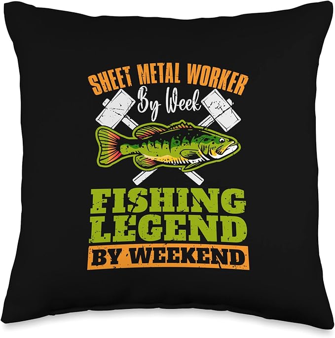 Sheet Metal Worker By Week Reform Metals Sheet Metal Worker Throw Pillow