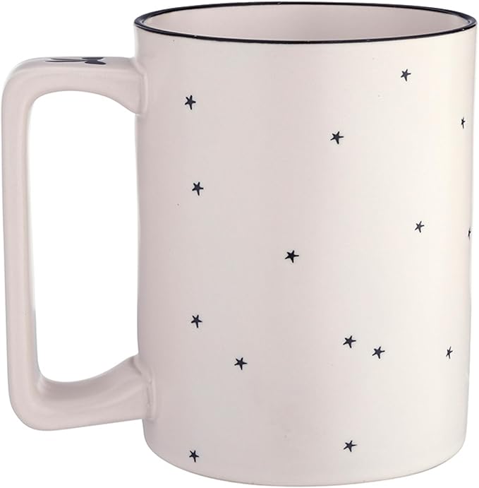 Santa Barbara Design Studio Holiday Ceramic Mug with Gold Foil Detail, 16-Ounces, Tree