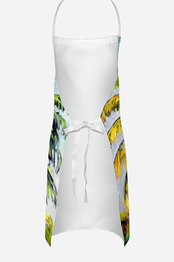 Caroline's Treasures Tropical Breeze Palm Trees Apron Cooking Kitchen Server Baking Crafts Gardening for Adult Women Men, Unisex, Large, Multicolor