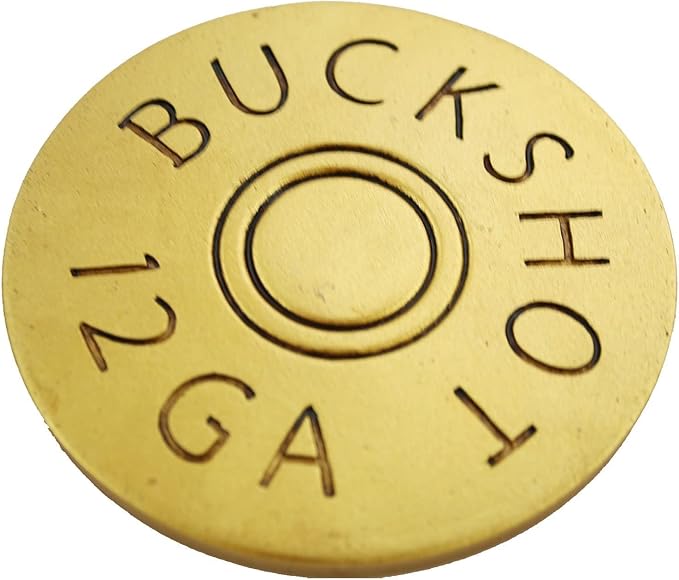 Pine Ridge Buckshot Coasters - Southwest Decor Coasters Bullet Shaped Gifts - Rustic Bar Decor Gun Enthusiast Gifts for Men - Shotgun Shell Hunting Coasters (5 Piece Drink Coasters Set with Holder)