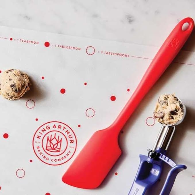 King Arthur Baking Company Spectacular Spatula, High-Heat Silicone, One-Piece Design, For Baking And Holiday Cooking