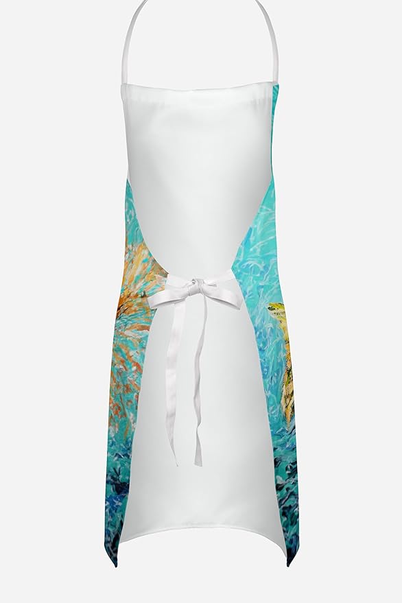 Caroline's Treasures Mermaid After Your Heart Apron Cooking Kitchen Server Baking Crafts Gardening for Adult Women Men, Unisex, Large, Multicolor