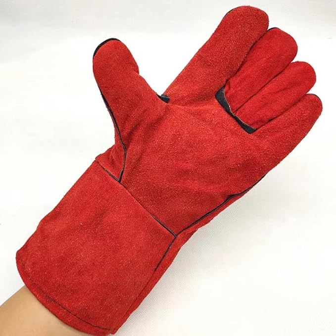 Heat Resistant Gloves for Grill BBQ,Long Sleeve Grill Gloves for Baking,Oven,Fireproof, Stove,Welder,Welding,Fireplace