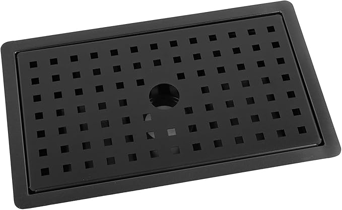 Small Stainless Steel Kitchen Sink with Water Drainage Tray, Black Workstation Basin for Countertop - Slip, Mesh Filtration, Ideal for Apartments and Bars (Black)