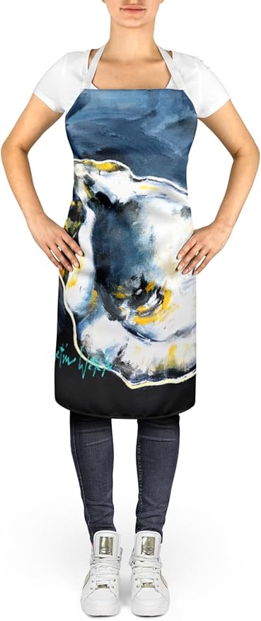 Caroline's Treasures Blue Star Oyster Apron Cooking Kitchen Server Baking Crafts Gardening for Adult Women Men, Unisex, Large, Multicolor