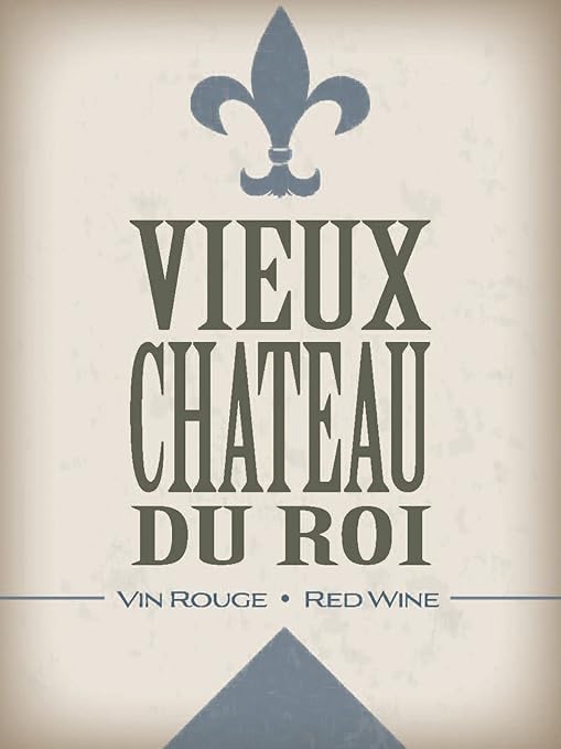 Home Brew Ohio Vieux Chateau du Roi Wine Labels