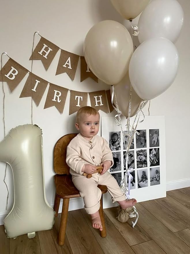 Number 0 Balloons 40 Inch Beige Number Balloons for 10 20 30 40 50 60 70 80 90 100 Numbers Balloon Birthday Decorations Wedding Event Baby Shower