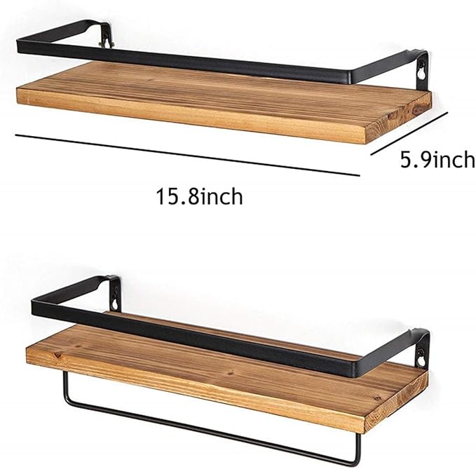 Spice Racks Floating Shelves Wall Mounted Spice Shower Shampoo Makeup Stand Holder Kitchen Bathroom Storage Rack With Towel Bar