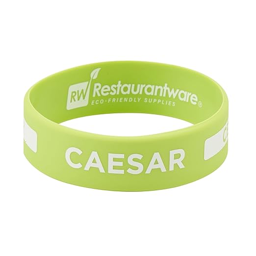 Restaurantware Silicone Squeeze Bottle Band 10 Count 2.75 Inch Dishwasher Safe Condiment Identification Band, Caesar Green Non-Slip Label Band for Condiment Labeling at Restaurants, Food Trucks