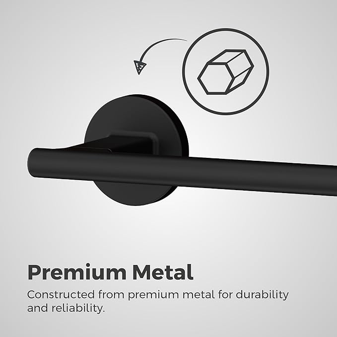 Pfister Capistrano Toilet Paper Holder, Bathroom Tissue Roll Holder, Wall-Mounted, Screw-in, Matte Black Finish, BPHCSO0B