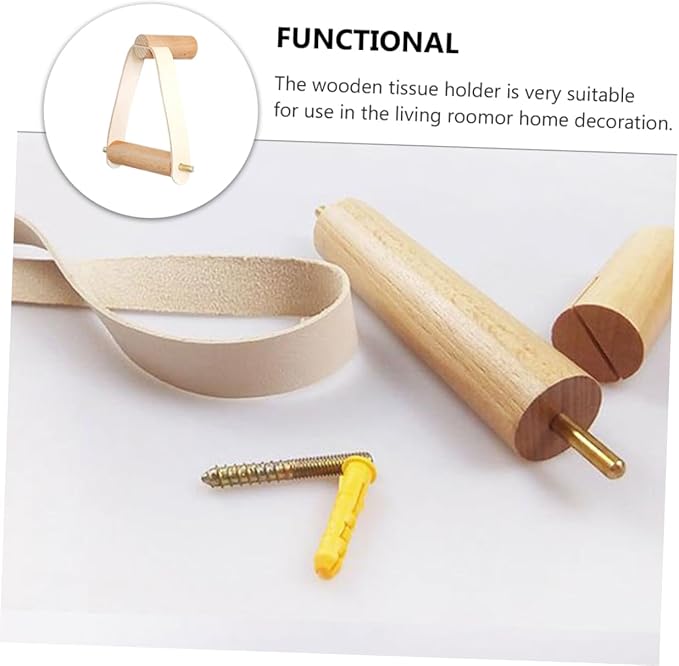 HOMSFOU 2pcs Creative Tissue Holder for Bathroom and Kitchen and Decorative Paper Towel Rack Space-Saving Design Easy Installation and Stylish Home Organizer