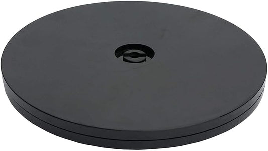 FixtureDisplays® 6" Black Plastic Spinner Lazy Susan Turntable Organizer for Spice Rack Table Cake Kitchen Pantry Decorating 16975-NEW-NF