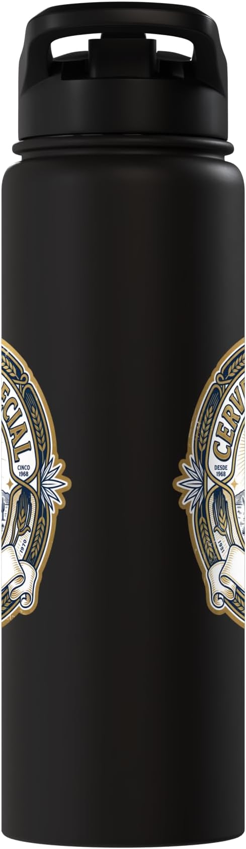 Beer Label Cerveza Cinco De Mayo Drinking Team Stainless Steel Insulated Water Bottle