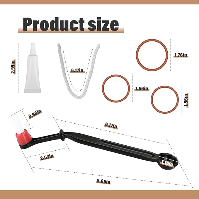 Brew Group Maintenance Kit with Coffee Brush Spoon Cleaning Tool Compatible with Gaggia Automatic Espresso Machines for Coffee Machine Grinder Maker Frother Group Head Burr Blades