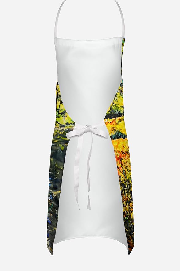 Caroline's Treasures At The Grand Hotel Apron Cooking Kitchen Server Baking Crafts Gardening for Adult Women Men, Unisex, Large, Multicolor