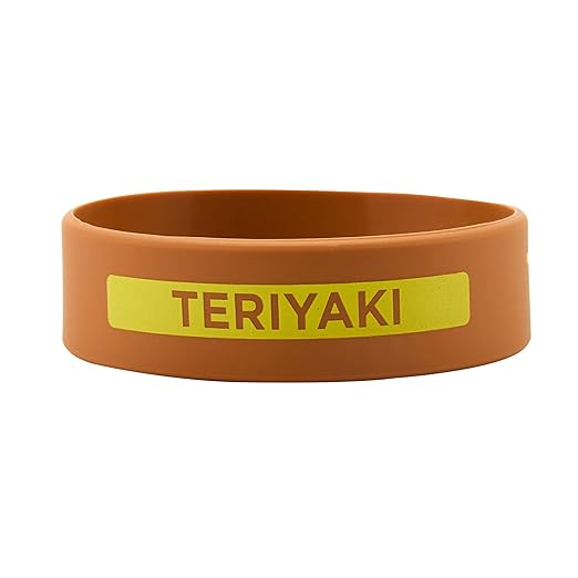 Restaurantware Silicone Squeeze Bottle Band 10 Count 2.75 Inch Dishwasher Safe Condiment Identification Band, Teriyaki Brown Non-Slip Label Band for Condiment Labeling at Restaurants, Food Trucks