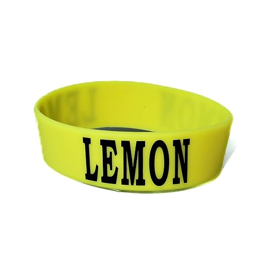 Culinary ID Bands "Lemon Silicone Label Band for 12 oz. Squeeze Bottle – Ideal for Use with Squeeze Bottles and Sauce Bottles, Durable and Stretchable, Yellow