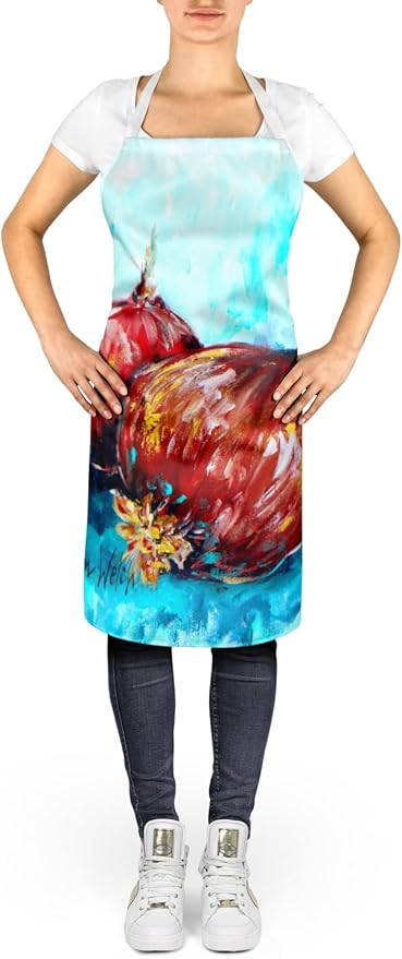 Caroline's Treasures Onion Funions Apron Cooking Kitchen Server Baking Crafts Gardening for Adult Women Men, Unisex, Large, Multicolor