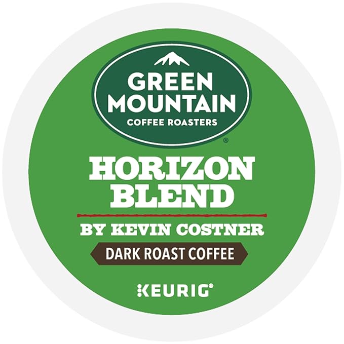 Green Mountain Coffee Roasters Horizon Blend Coffee by Kevin Costner, Single Serve Keurig K-Cup Pod, 60-Count Box