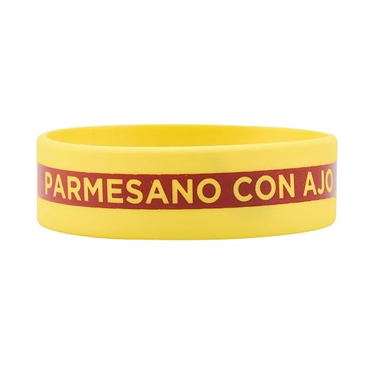 Restaurantware Silicone Squeeze Bottle Band 10 Count 2.75 Inch Dishwasher Safe Condiment Identification Band, Garlic Parmesan Yellow Non-Slip Band for Condiment Labeling at Restaurants, Food Trucks