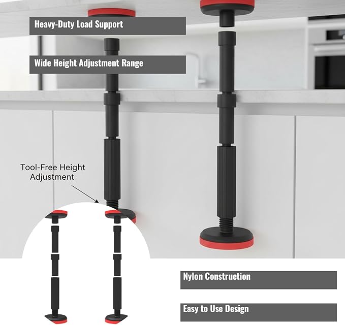 Adjustable Cabinet Support Bracket for Kitchen Sink and Bathroom Sink Installation with Heavy Duty Load Capacity