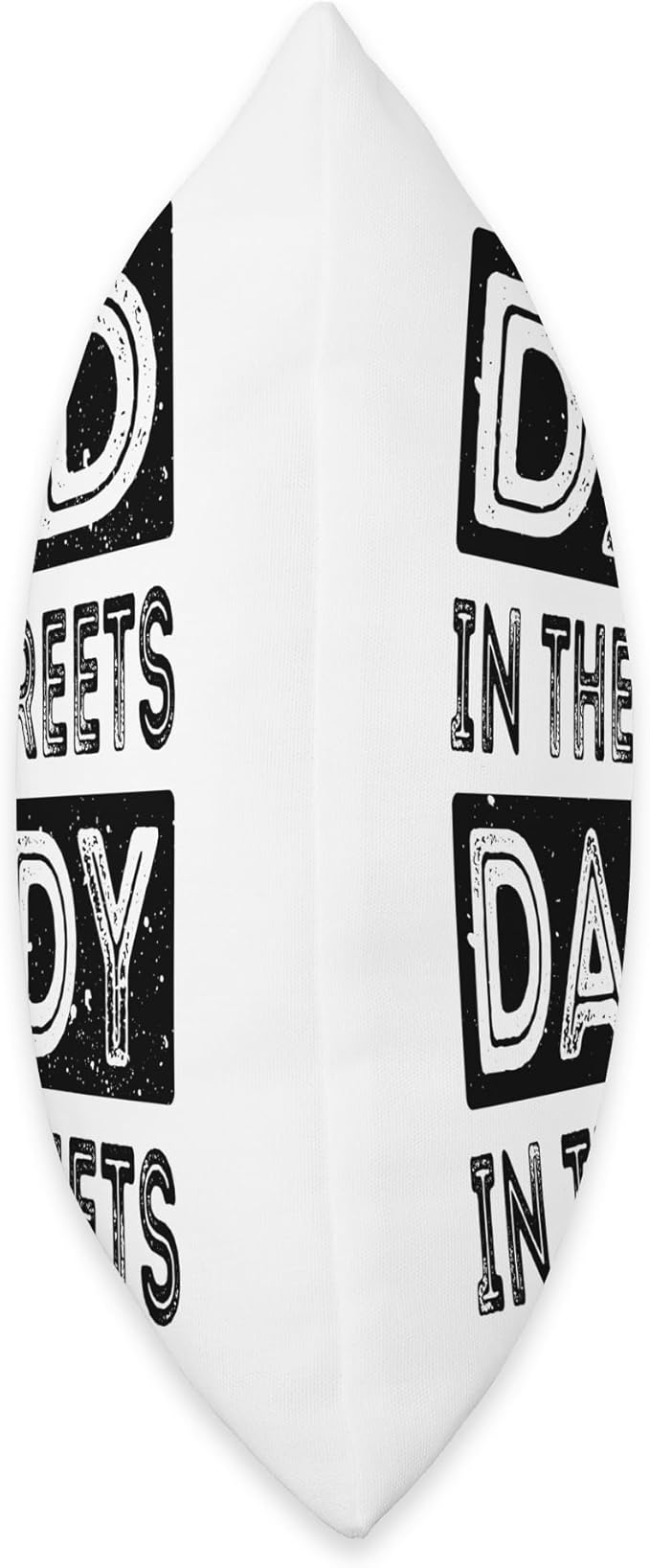 Dad In The Streets Daddy In The Sheets Vintage Dad in The Streets Daddy in The Sheets Funny Father's Day Throw Pillow, 16x16, Multicolor