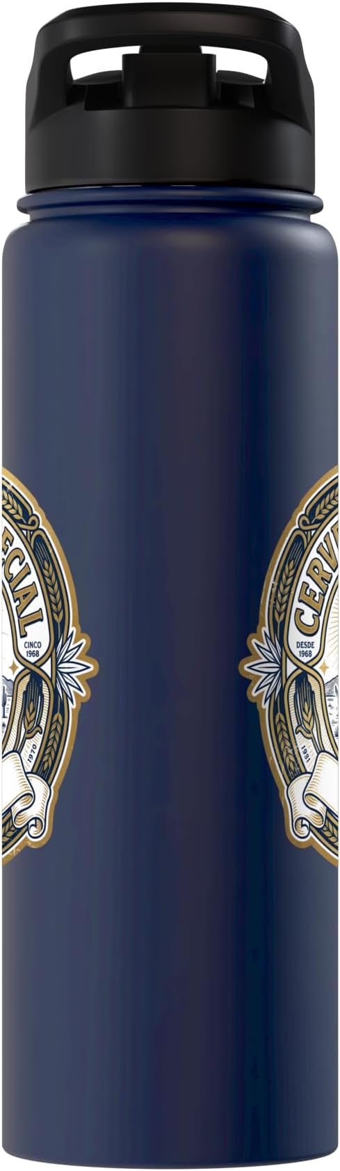 Beer Label Cerveza Cinco De Mayo Drinking Team Stainless Steel Insulated Water Bottle