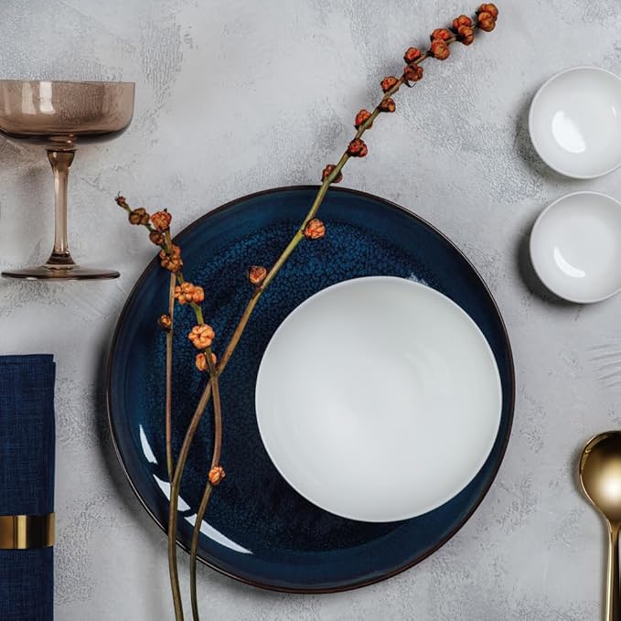 Villeroy & Boch Crafted Denim dinner plate, ⌀26 cm, blue